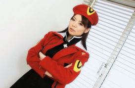 Rei Mizuna Japanese doll in cosplay