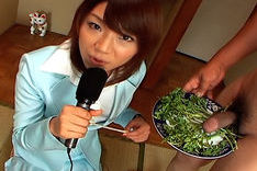 Mitsu Anno Gets A Hard Cock Salad At Her Favorite Diner