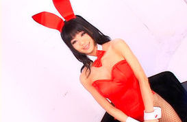 Chika Ishihara Asian model is in a sweet costume