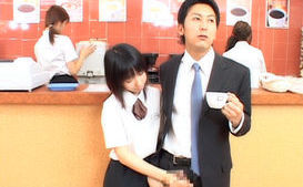 Japanese teen is a check out gal getting checked out