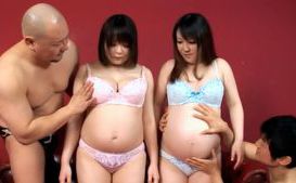 Marimo Ogura Asian babe is pregnant and having sex