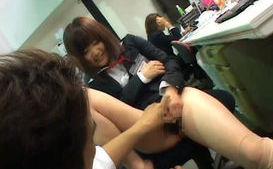 Hot Japanese office sex