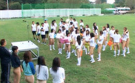 Hot Asian chicks are all part of the half naked academy