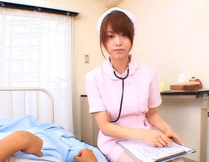 Amazing Asian nurse enjoys sex
