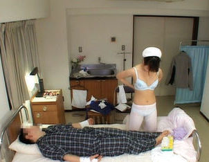 Sexy Asian nurse has a sex service