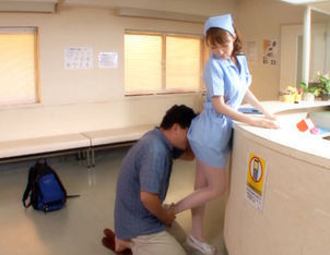 Miho Ashina naughty and kinky Asian nurse