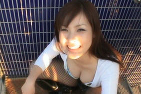 Nao Ayukawa Naughty Asian chick gives blowjobs