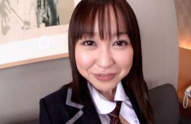 Schoolgirl Blowjob With Yuu Shinoda Making Him Cum