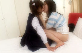 Hot Japanese schoolgirls are in lesbian academy