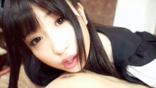 Arisa Nakano Asian doll in cosplay sex as a sexy maid